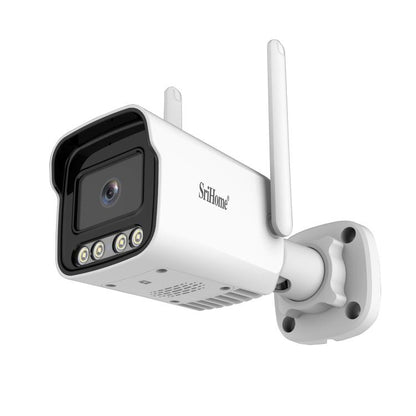 SriHome NVS010-IPC065 5MP HD 4-CH WiFi Camera Kit with 10.1 inch Touch Screen Monitor, EU Plug, US Plug, UK Plug, AU Plug