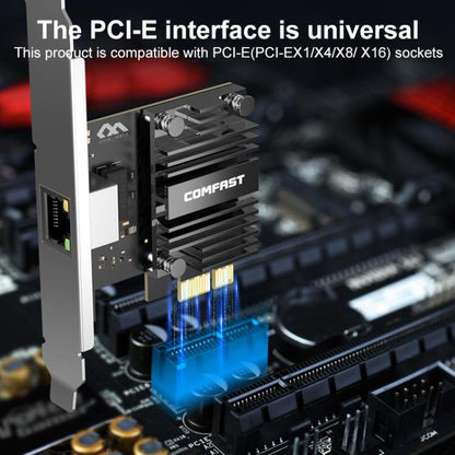 COMFAST CF-P50 Driver-free Gigabit Network Card Built-in PCI-E Ethernet LAN Adapter For Desktop Computers, CF-P50