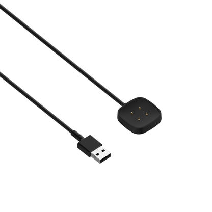 For Fitbit Versa 3 / Fitbit Sense Smart Watch Portable Magnetic Cradle Charger USB Charging Cable, 1m, 30cm