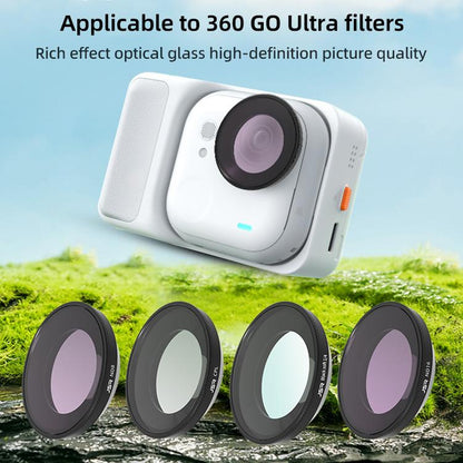 For Insta360 GO Ultra JSR LH Series Lens Filter, UV, CPL, ND8, ND16, ND32, ND64, ND8PL, ND16PL, ND32PL, ND64PL, NIGHT, STAR, Streak Drawing Blue, Streak Drawing Gold, 3 in 1 ND8/16/32, 4 in 1 CPL ND8/16/32, 4 in 1 ND8/16/32/64, 4 in 1 ND8-64PL...