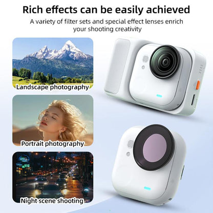 For Insta360 GO Ultra JSR LH Series Lens Filter, UV, CPL, ND8, ND16, ND32, ND64, ND8PL, ND16PL, ND32PL, ND64PL, NIGHT, STAR, Streak Drawing Blue, Streak Drawing Gold, 3 in 1 ND8/16/32, 4 in 1 CPL ND8/16/32, 4 in 1 ND8/16/32/64, 4 in 1 ND8-64PL...