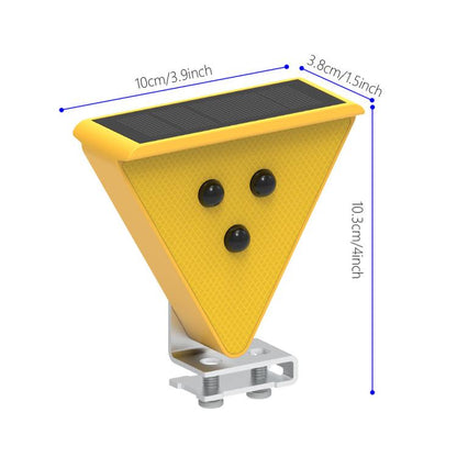 C2A Solar Flash LED Strobe Warning Light, C2A(White Light), C2A(Yellow Light)