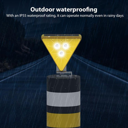 C2A Solar Flash LED Strobe Warning Light, C2A(White Light), C2A(Yellow Light)