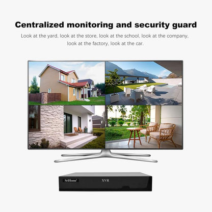 SriHome NVS008-AHD006 2MP HD 4-CH XVR NVR Camera Network Video Recorder Kit, NVS008-AHD006 4-CH