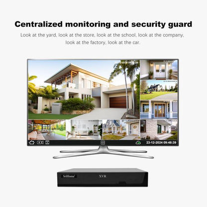 SriHome NVS008-AHD006 2MP HD 8-CH XVR NVR Camera Network Video Recorder Kit, NVS008-AHD006 8-CH
