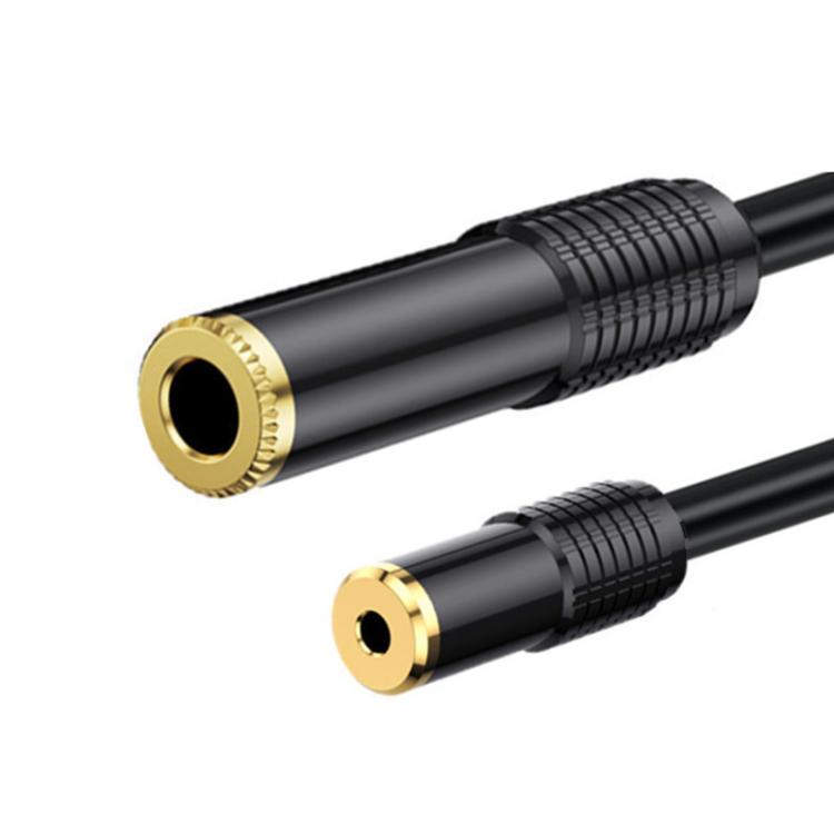 3.5mm Dual-channel Female to 6.35mm Dual-channel Female Stereo Audio Cable, 0.5m, 1.8m, 3m