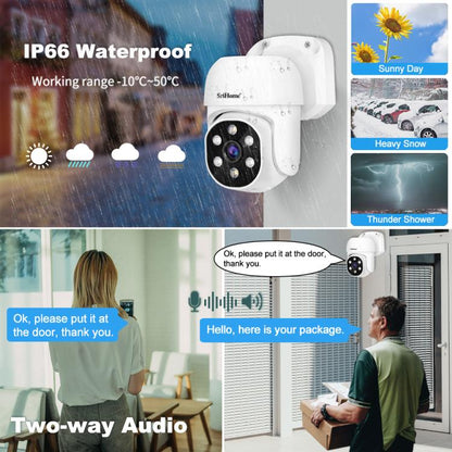 SriHome NVS008-AHD030 5MP HD 4-CH XVR NVR Camera Network Video Recorder Kit, NVS008-AHD030 5MP