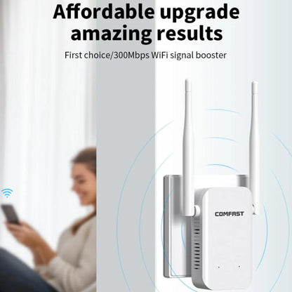 COMFAST CF-WR301S V3 300Mbps Wireless Repeater Router WiFi Signal Amplifier, EU Plug, US Plug, UK Plug, AU Plug