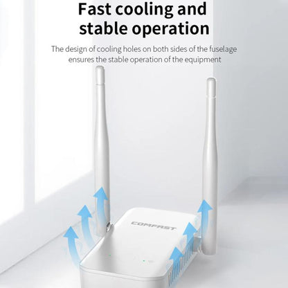 COMFAST CF-WR301S V3 300Mbps Wireless Repeater Router WiFi Signal Amplifier, EU Plug, US Plug, UK Plug, AU Plug
