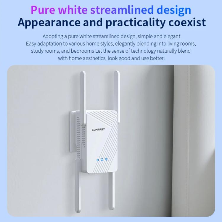 COMFAST CF-WR773BE 3570Mbps WiFi7 Signal Extender Dual Band Gigabit Wireless Repeater, EU Plug, US Plug, UK Plug, AU Plug