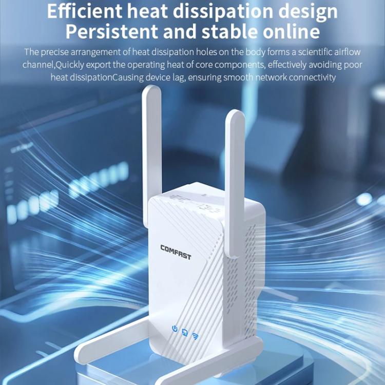 COMFAST CF-WR773BE 3570Mbps WiFi7 Signal Extender Dual Band Gigabit Wireless Repeater, EU Plug, US Plug, UK Plug, AU Plug