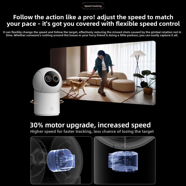 Original Xiaomi Mijia Smart Camera 4 9X Zoom Edition Baby Pet AI Facial Recognition Gesture Call Two-way Voice Camera For Mi Home APP, Xiaomi Mijia Smart Camera 4