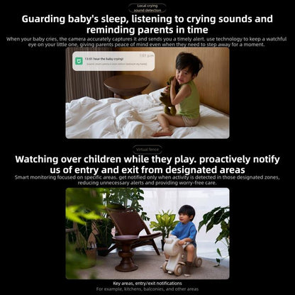 Original Xiaomi Mijia Smart Camera 4 9X Zoom Edition Baby Pet AI Facial Recognition Gesture Call Two-way Voice Camera For Mi Home APP, Xiaomi Mijia Smart Camera 4