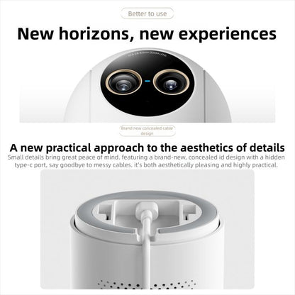 Original Xiaomi Mijia Smart Camera 4 9X Zoom Edition Baby Pet AI Facial Recognition Gesture Call Two-way Voice Camera For Mi Home APP, Xiaomi Mijia Smart Camera 4
