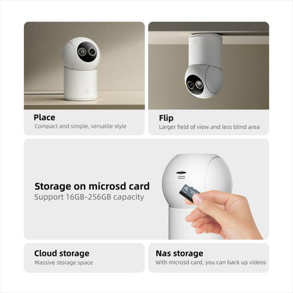 Original Xiaomi Mijia Smart Camera 4 9X Zoom Edition Baby Pet AI Facial Recognition Gesture Call Two-way Voice Camera For Mi Home APP, Xiaomi Mijia Smart Camera 4