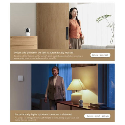 Original Xiaomi Smart Camera 4 4K Dual-band Wi-Fi 6 8MP HDR AI Tracking Night Vision Two-Way Audio Home Security Baby Monitor Pet Camera, Xiaomi Smart Camera 4 4K