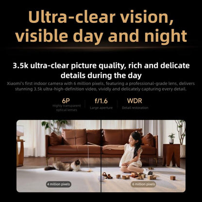 Original Xiaomi Smart Camera 4C 3.5K AI Detection 6MP Full Color Night Vision WiFi 6 Home Security Camera, Xiaomi Smart Camera 4C 3.5K