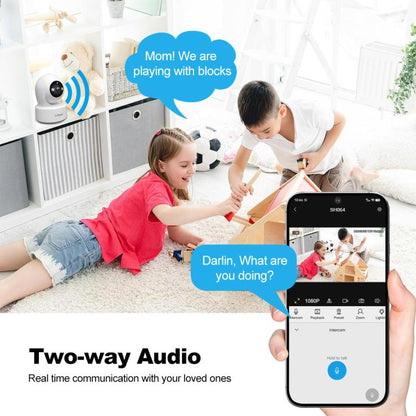 SriHome SH064 8MP HD Two-way Video Mini Camera Supports Night Vision, SH064