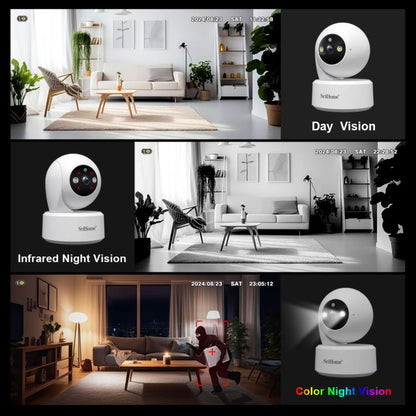 SriHome SH064 8MP HD Two-way Video Mini Camera Supports Night Vision, SH064