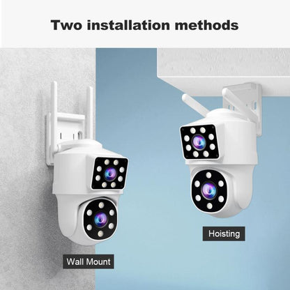 Srihome SH063 4MP Dual Lens Panoramic Surveillance HD Camera, SH063