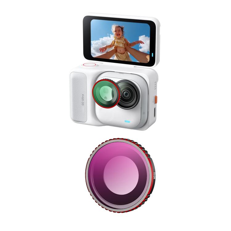 For Insta360 GO Ultra STARTRC Camera Lens Filter, CPL, Black Mist 1/4, UV, ND32, 4 in 1 ND32/64 UV CPL