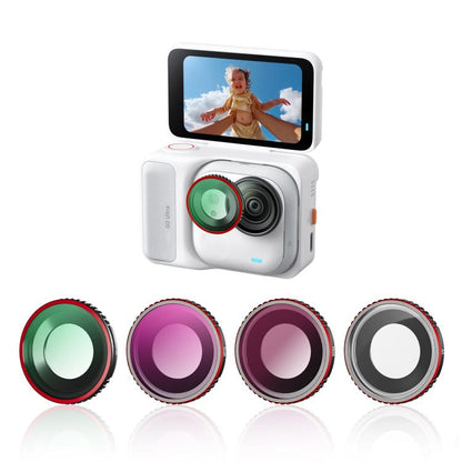 For Insta360 GO Ultra STARTRC Camera Lens Filter, CPL, Black Mist 1/4, UV, ND32, 4 in 1 ND32/64 UV CPL