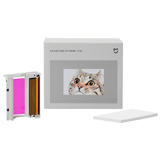50pcs Original Xiaomi Mijia Pocket Printing Photo Paper, Xiaomi Mijia Pocket Printing Photo Paper