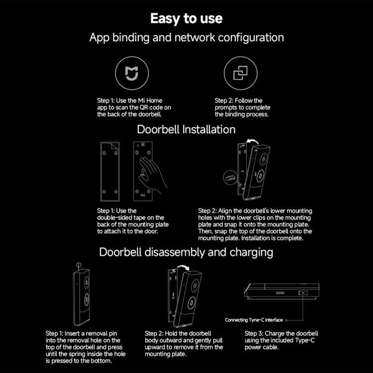 Original Xiaomi Smart Doorbell 4, Xiaomi Smart Doorbell 4