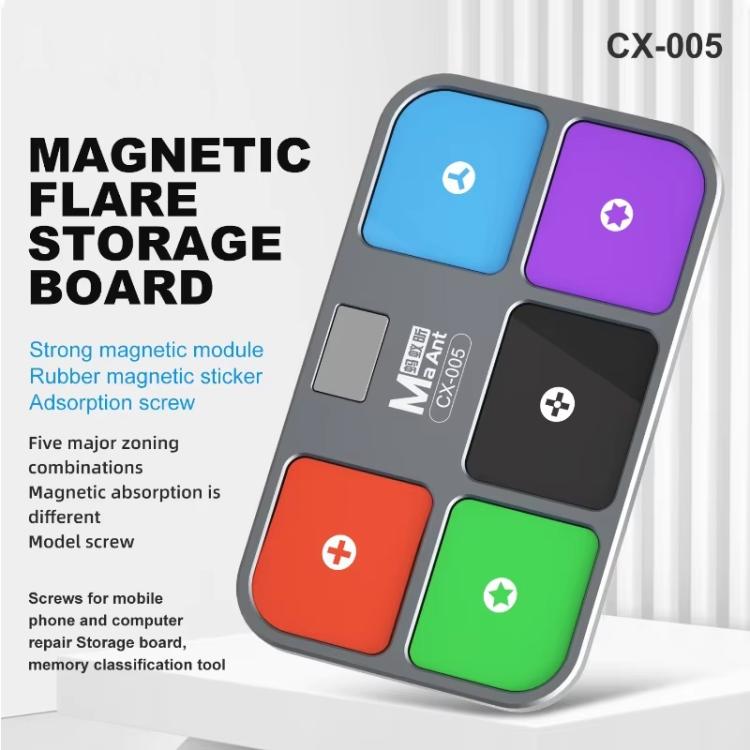 MaAnt CX-005 Screw Magnetic Flare Storage Board for Electronic Equipment Repair, CX-005