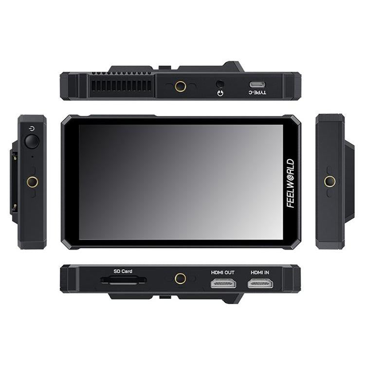 FEELWORLD PS6 5.5 inch OLED Vertical Horizontal Camera Field Video Monitor Touch Screen 4K HDMI-compatible, US Plug, EU Plug, UK Plug, AU Plug