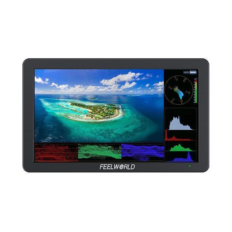 FEELWORLD T6 6 inch Camera Field Video Monitor Aluminium Housing 4K HDMI-compatible 1920x1080 IPS, T6
