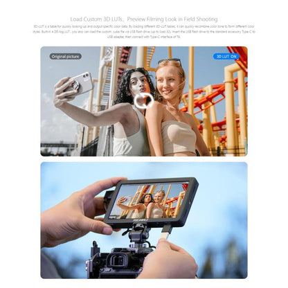 FEELWORLD T6 6 inch Camera Field Video Monitor Aluminium Housing 4K HDMI-compatible 1920x1080 IPS, T6