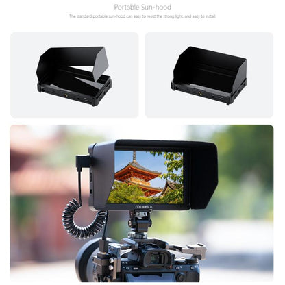 FEELWORLD T6 6 inch Camera Field Video Monitor Aluminium Housing 4K HDMI-compatible 1920x1080 IPS, T6