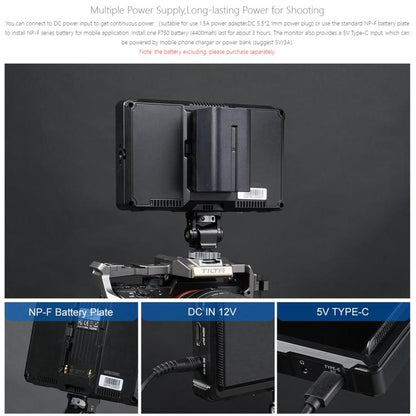 FEELWORLD FW568 Pro 6-inch 1200nit High Bright Camera DSLR Monitor 4K HDMI 60Hz IPS Screen, FW568 Pro