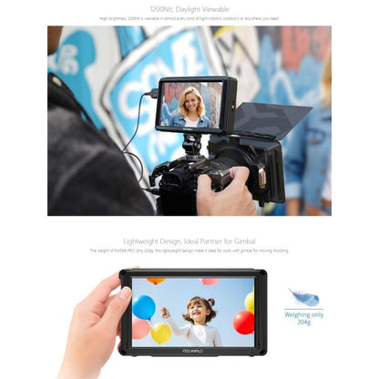 FEELWORLD FW568 Pro 6-inch 1200nit High Bright Camera DSLR Monitor 4K HDMI 60Hz IPS Screen, FW568 Pro