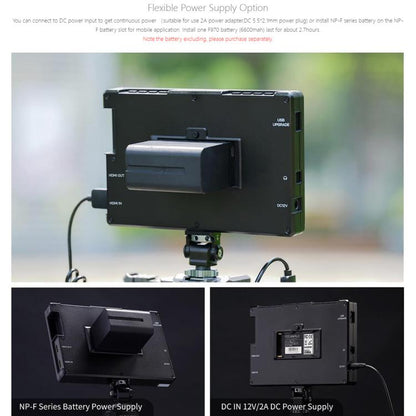 FEELWORLD T7 Pro 7-inch 2000nit Camera Field Video Monitor Aluminium Housing 4K 1920 x 1200 HDMI-compatible IPS Screen, T7 Pro