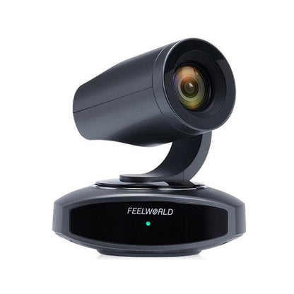 FEELWORLD 4K10X 4K PTZ Camera 10X Optical Zoom AI Tracking HDMI-compatible USB IP Remote Control, UK Plug, US Plug, EU Plug, AU Plug