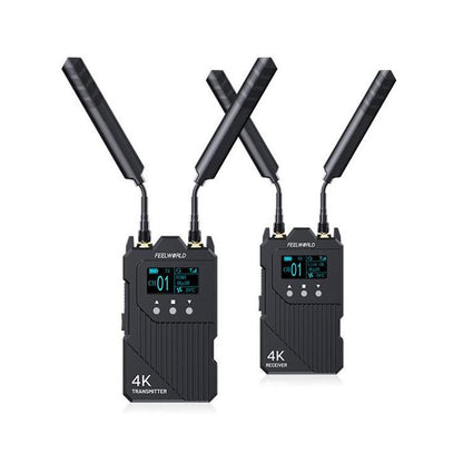 FEELWORLD WT1H 4K Wireless Video Transmission System Dual HDMI-compatible Full Duplex Intercom Live Streaming, WT1H