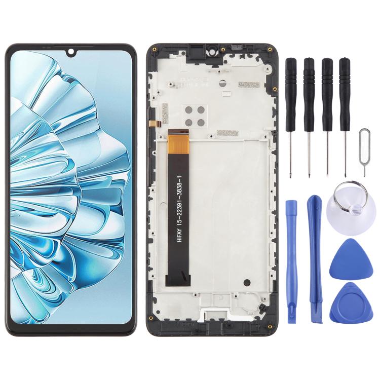 LCD Screen Digitizer Full Assembly with Frame, For Cubot J20, For Cubot A1, For Cubot Pocket 3, For Cubot A40, For Cubot A30, For Cubot A20, For Cubot A10, For Cubot P80, For Cubot X70, For Cubot P60, For Cubot X50, For Cubot X19