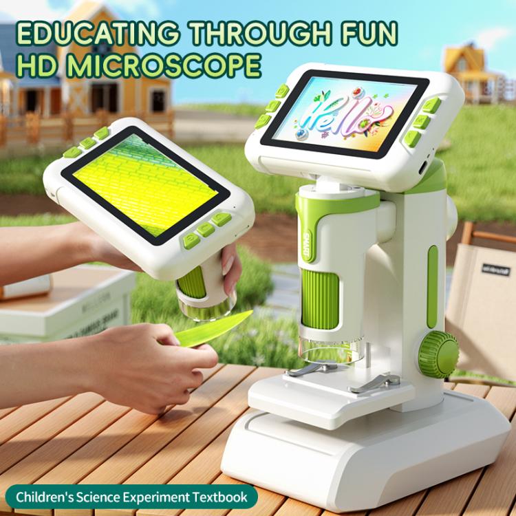 JJR/C P01 4.0 inch HD Color Screen 1600x Children Electron Microscope
