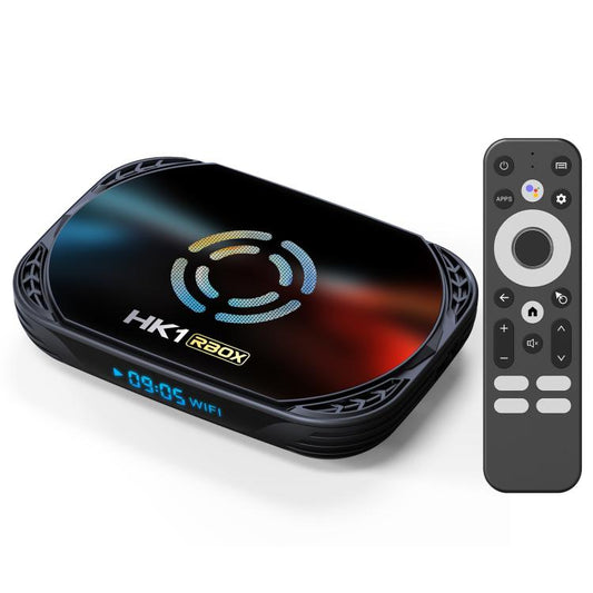 HK1 RBOX X50 Android 14 Smart TV Box with Remote Control, Amlogic S905A Quad-Core, 4GB+32GB, 4GB+64GB, 4GB+128GB