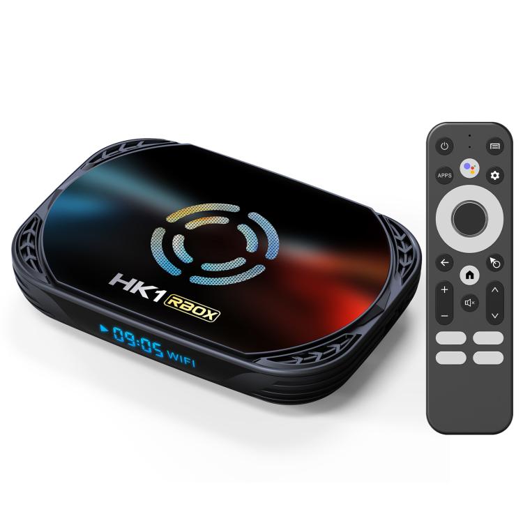 HK1 RBOX X50 Android 14 Smart TV Box with Remote Control, Amlogic S905A Quad-Core, 4GB+32GB, 4GB+64GB, 4GB+128GB