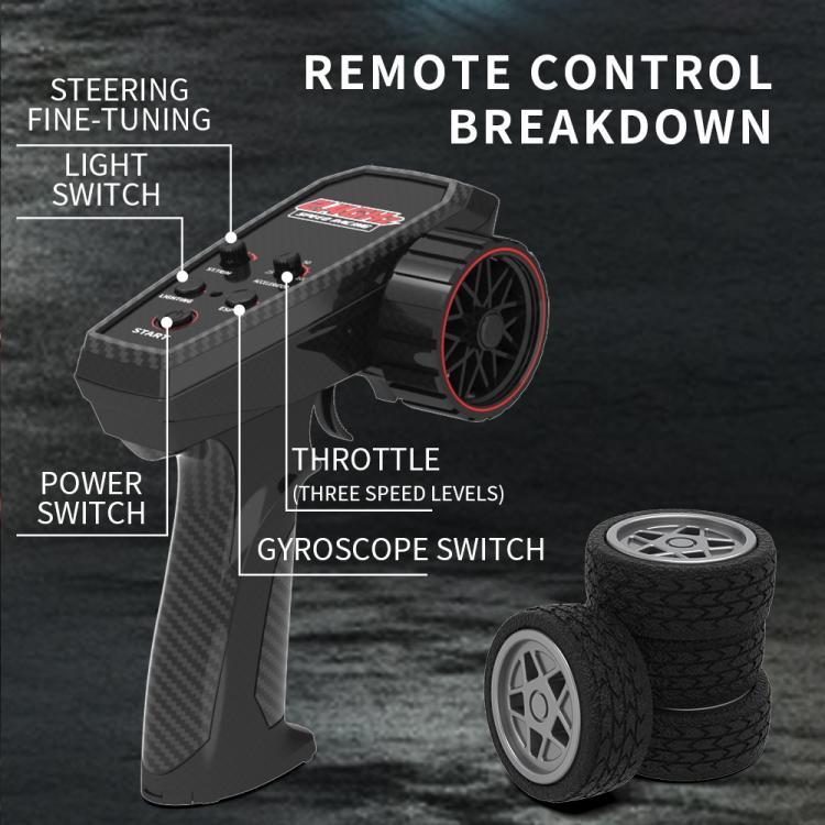 JJR/C C8827 C Q Version Full Scale 4WD Drift Remote Control Car, Standard Version, Gyroscope Version