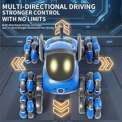 JJR/C Q200 Small Eight-wheeled Multi-function Remote Control Robot Dog