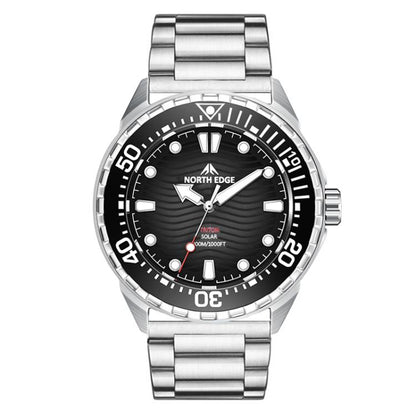 NORTH EDGE TRITON Outdoor Dive Men Solar Luminous Quartz Watch