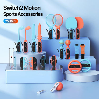 DUX DUCIS 25 in 1 Gaming Motion Sensor Accessory Sports Controller Set, For Nintendo Switch 2