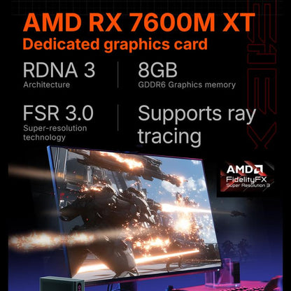 ONE-NETBOOK ONEXGPU Lite AMD Radeon RX 7600M XT 8GB Pocket Graphics Card Dock, ONEXGPU Lite