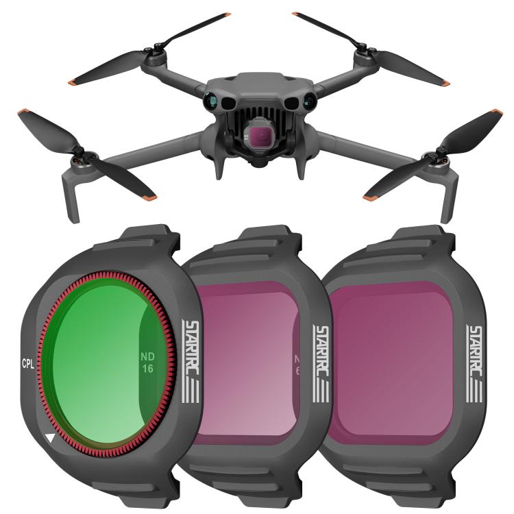For DJI Mini 5 Pro STARTRC Camera Lens Filter, CPL, NIGHT, 3 in 1 CPL ND16/64, 4 in 1 CPL ND8/32/128, 4 in 1 CPL ND16/64 NIGHT, 6 in 1 Mixed Filter