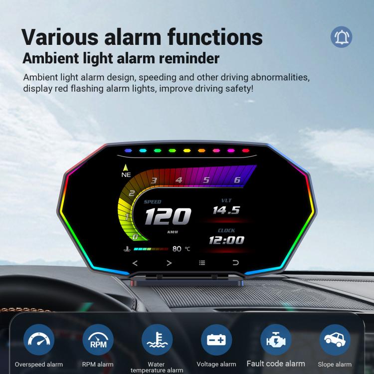 F11 Upgraded Version Multi-functional LCD HD OBD2 GPS Display, F11 Upgraded Version
