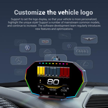 F11 Upgraded Version Multi-functional LCD HD OBD2 GPS Display, F11 Upgraded Version